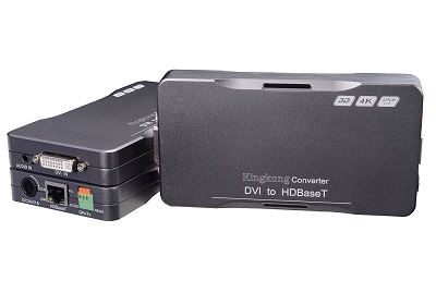 DVI（HDbaseT）带模拟音频传输器